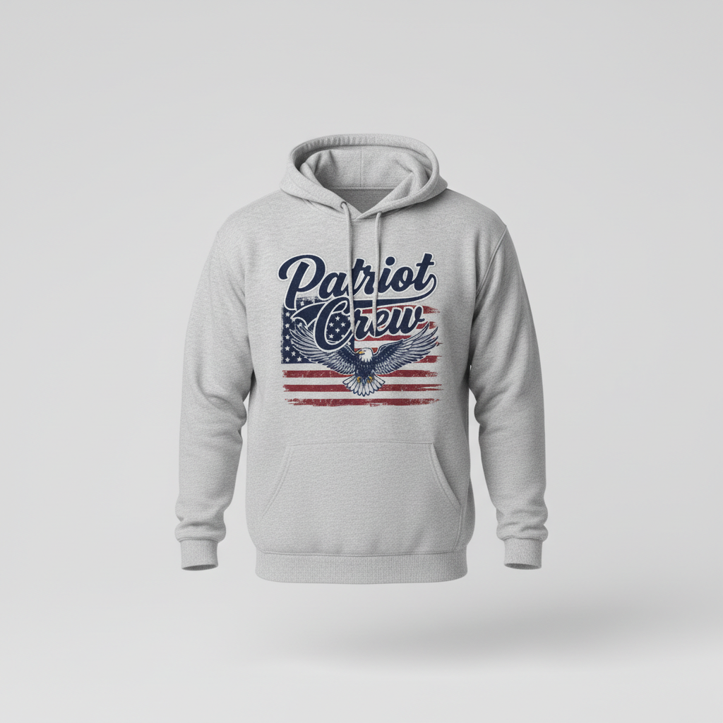 Patriot Crew Script Hoodie