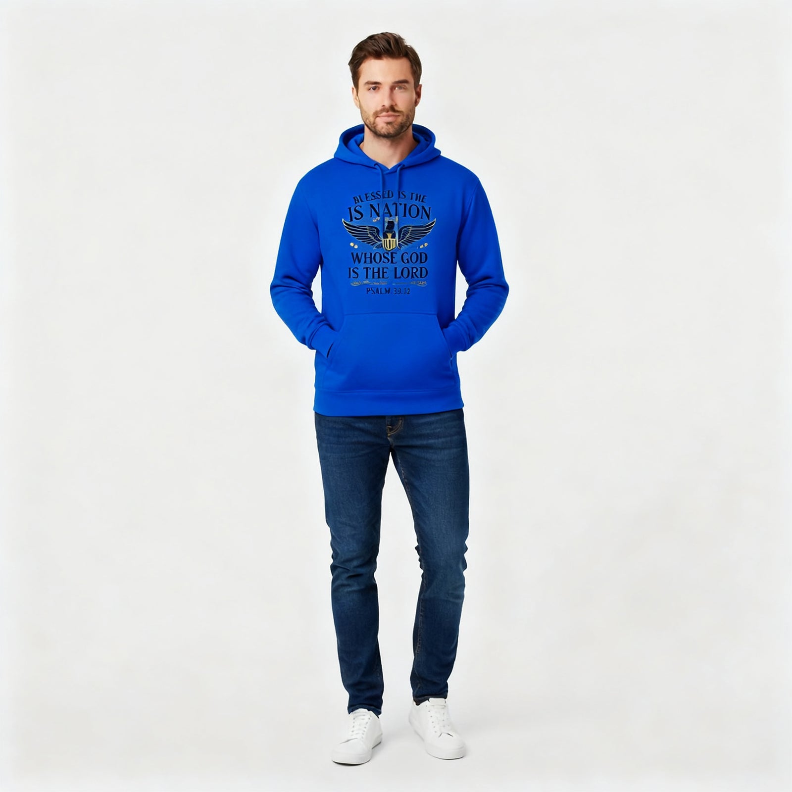 Psalm 33:12 Hoodie