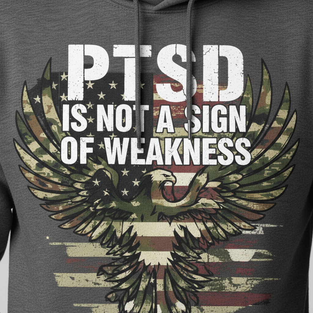 PTSD Is Not A Sign Of Weakness Hoodie