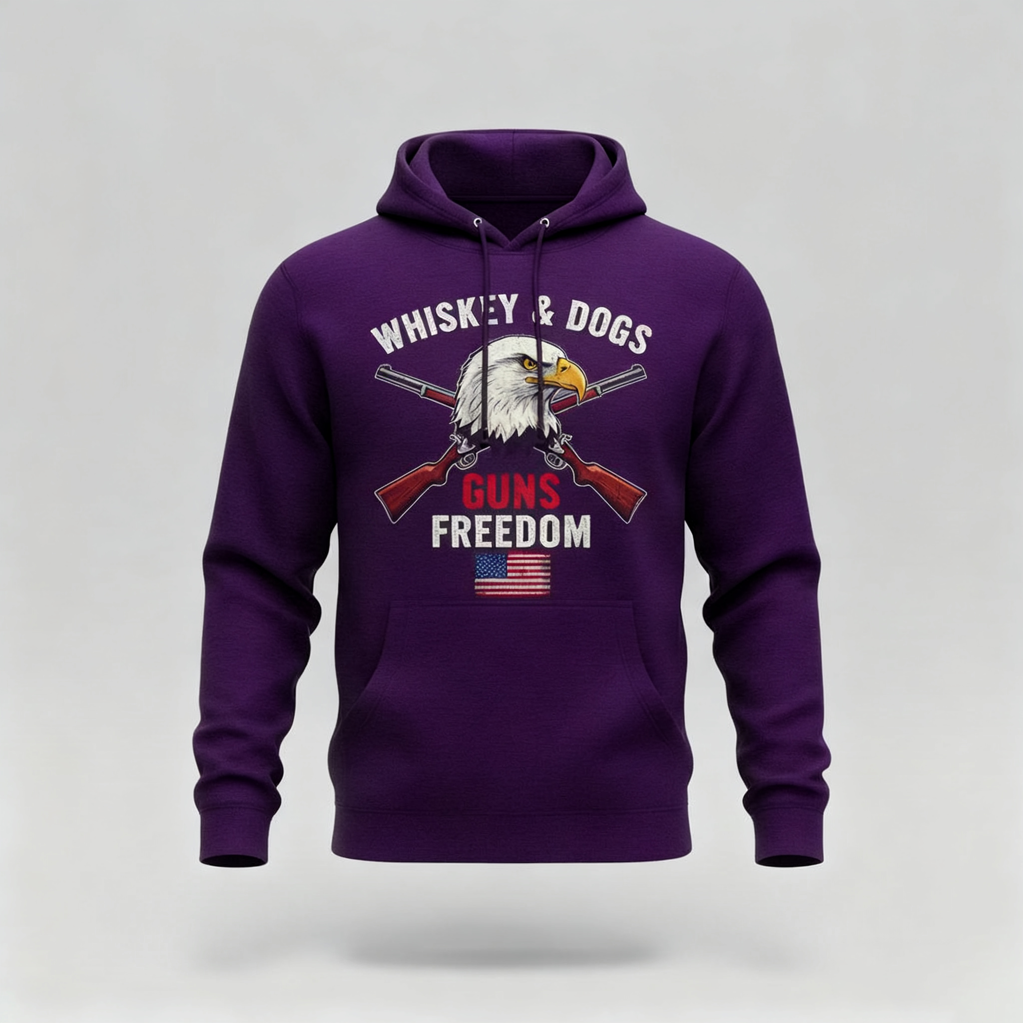 Whiskey, Dogs, Guns, & Freedom Hoodie