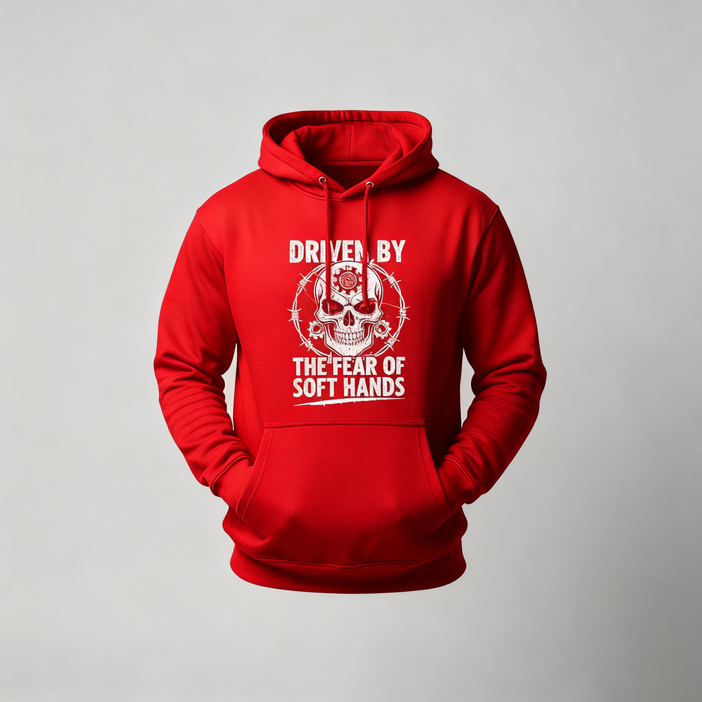 Driven By The Fear Of Soft Hands Hoodie
