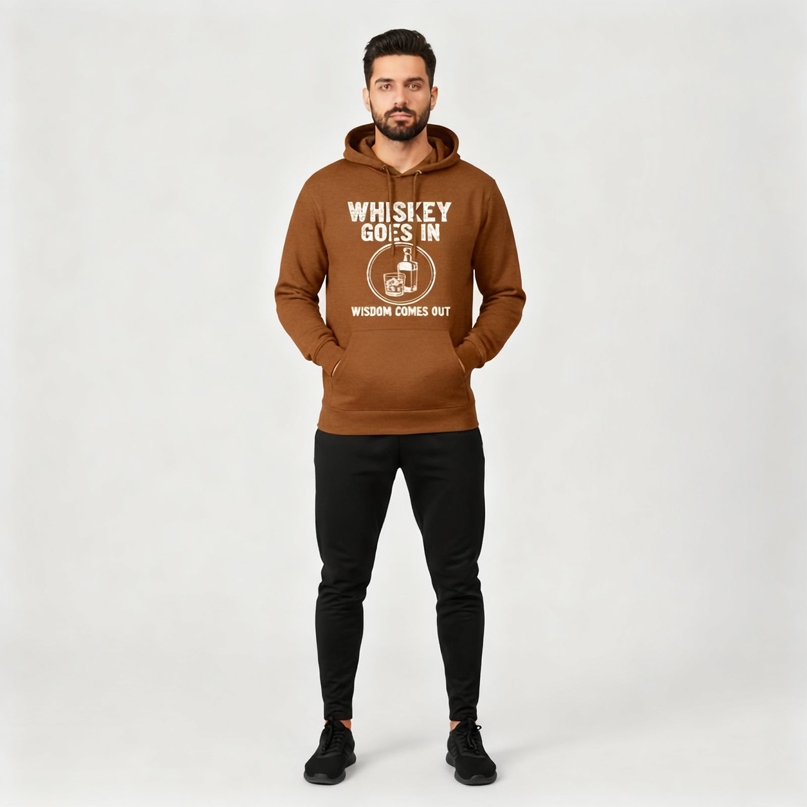 Whiskey Goes In; Wisdom Comes Out Hoodie