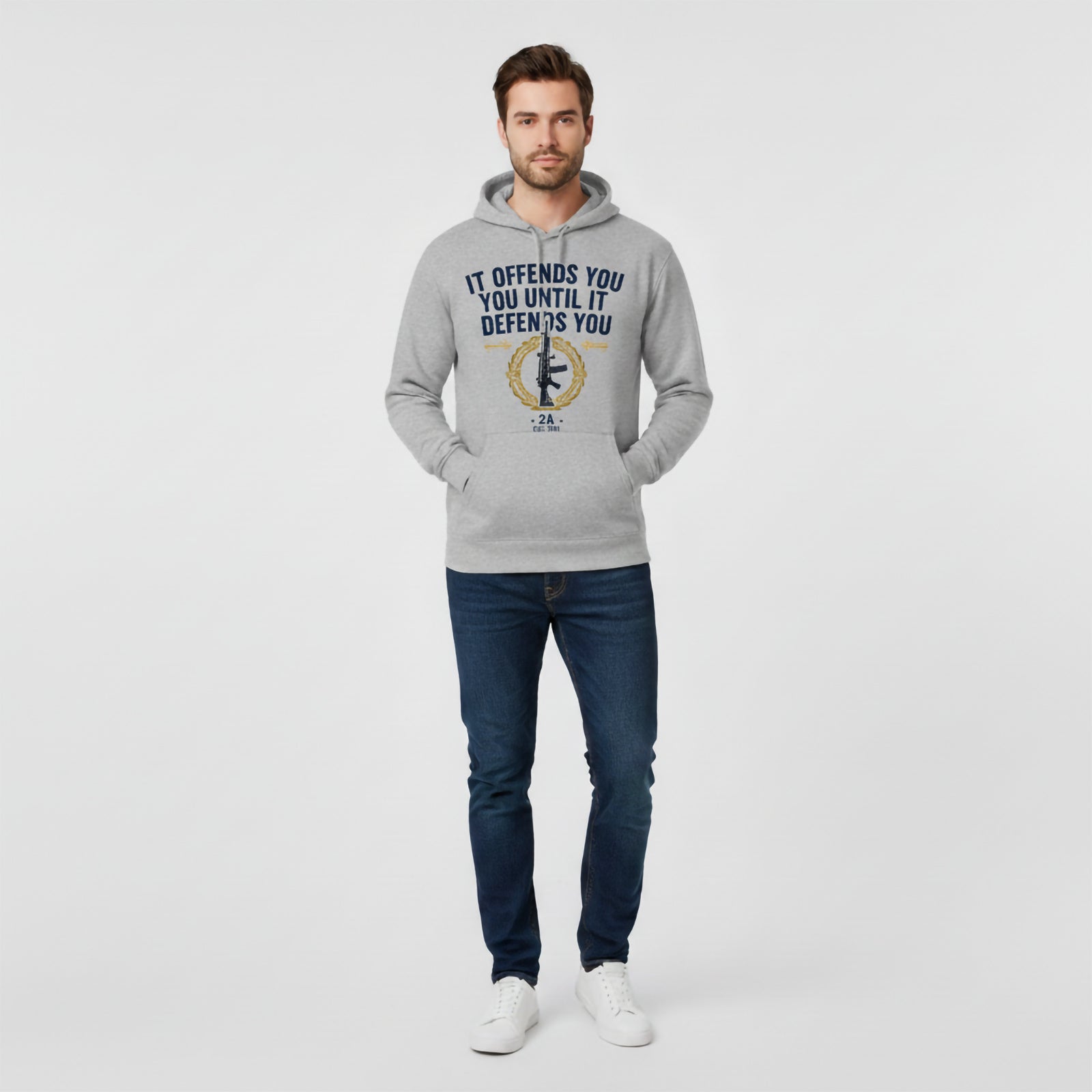 It Offends You Until It Defends You Hoodie