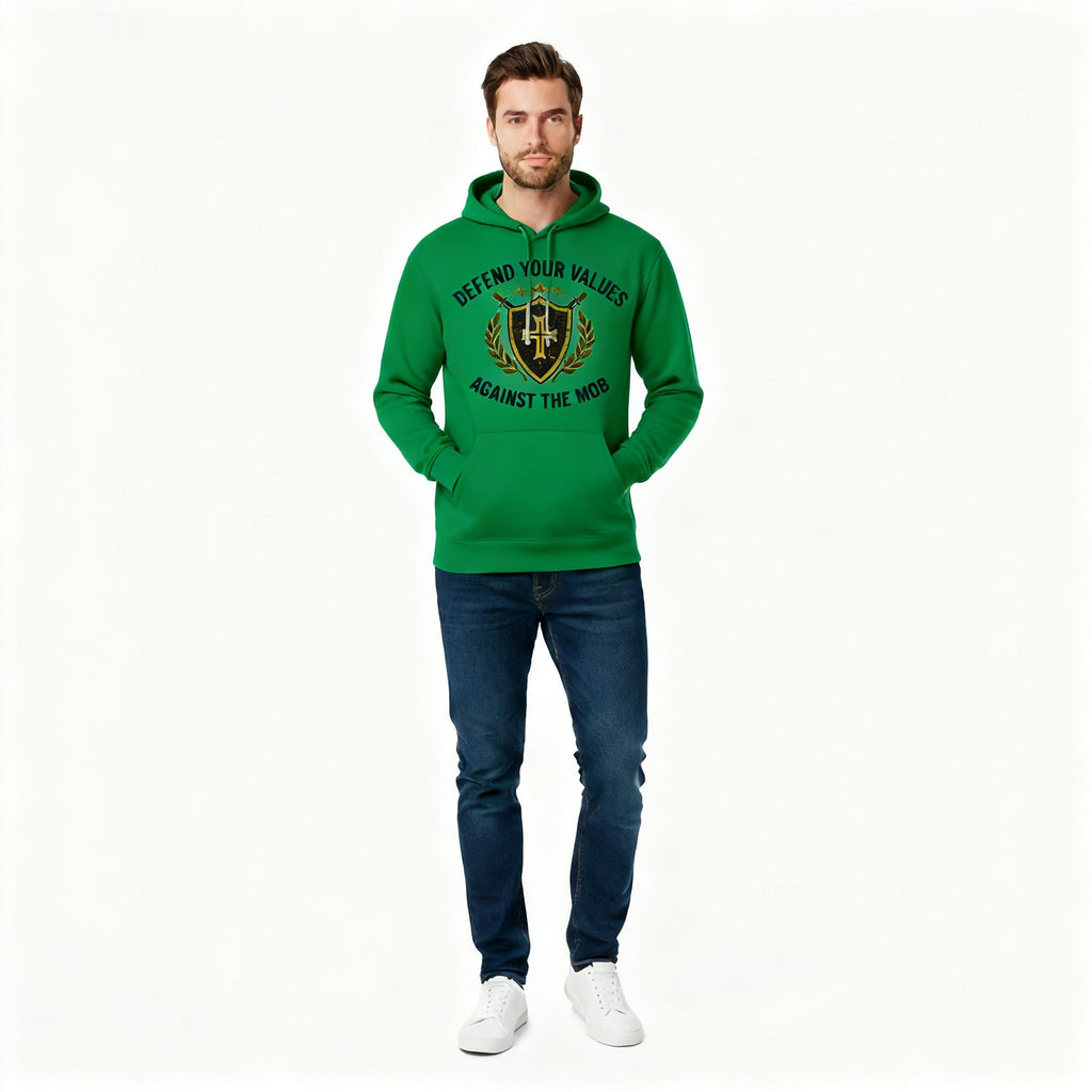 Defend Your Values Against The Mob Hoodie
