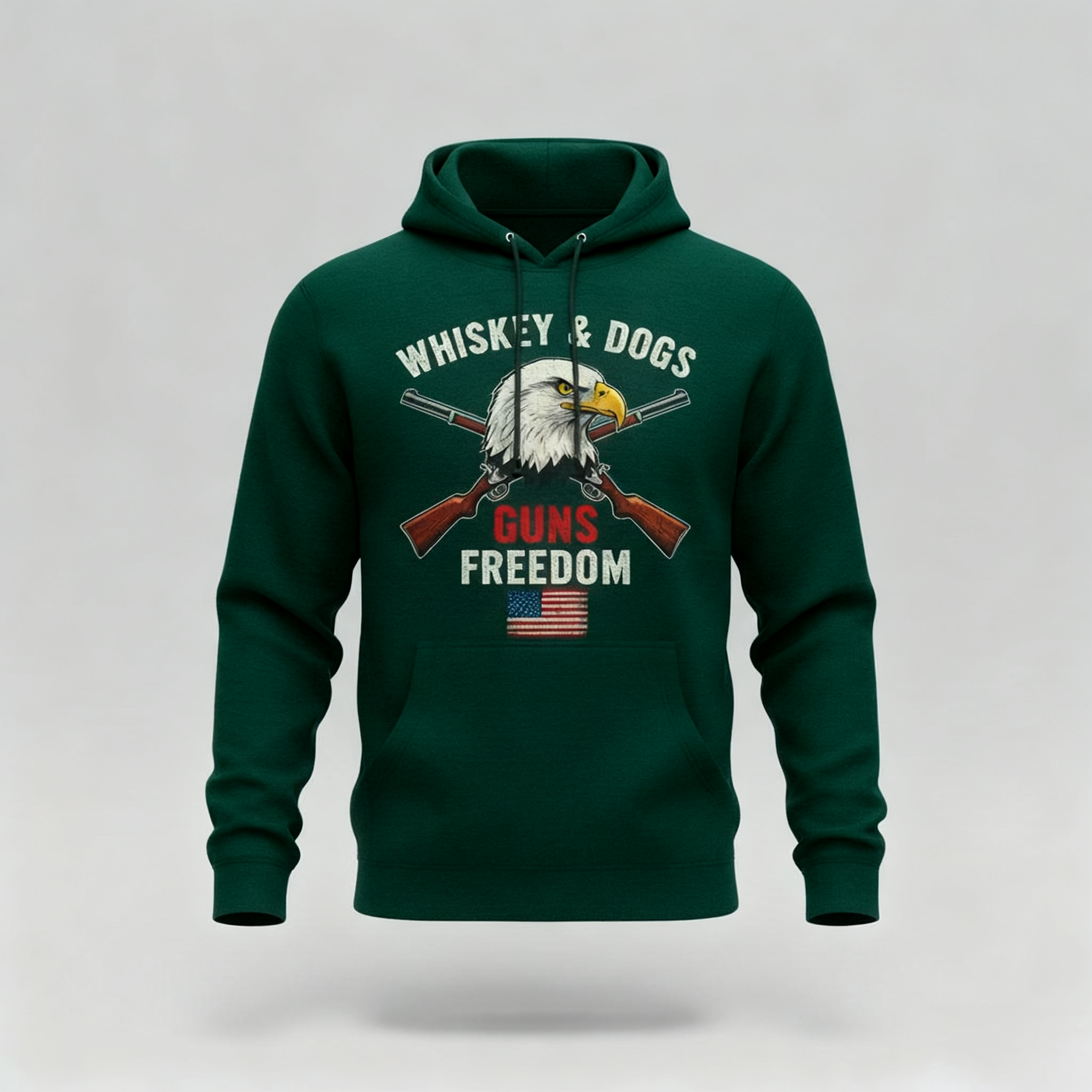 Whiskey, Dogs, Guns, & Freedom Hoodie