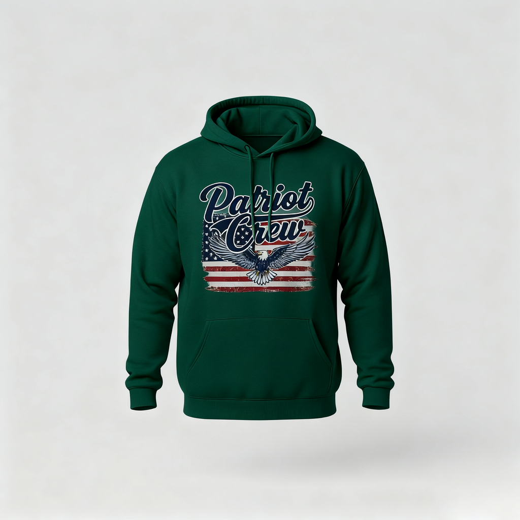 Patriot Crew Script Hoodie