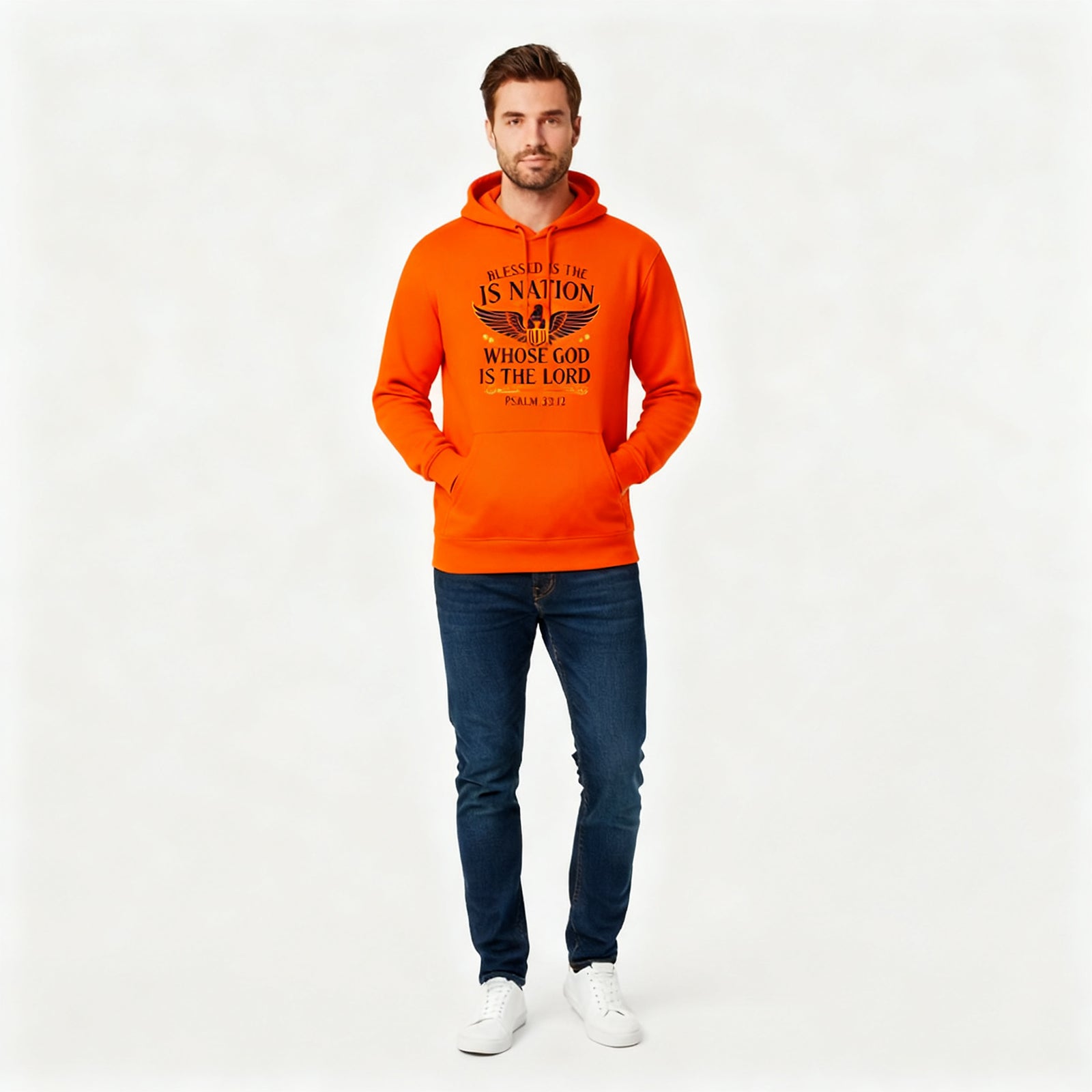 Psalm 33:12 Hoodie