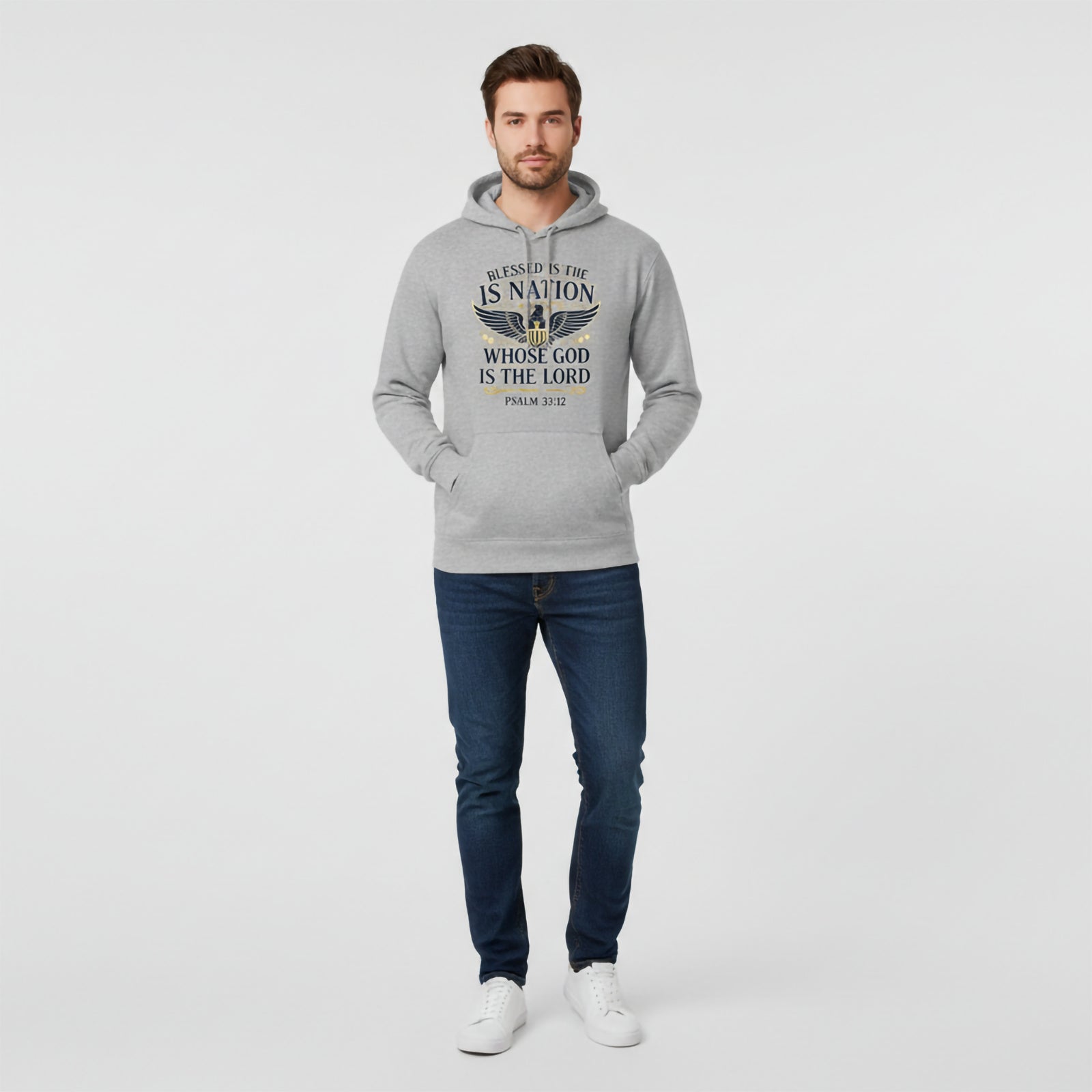 Psalm 33:12 Hoodie