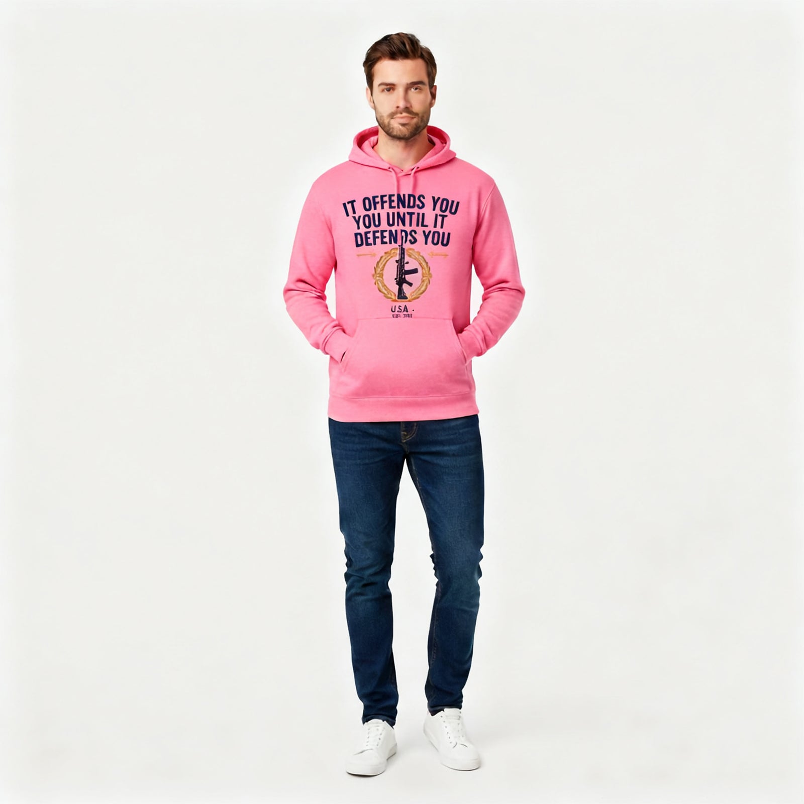 It Offends You Until It Defends You Hoodie