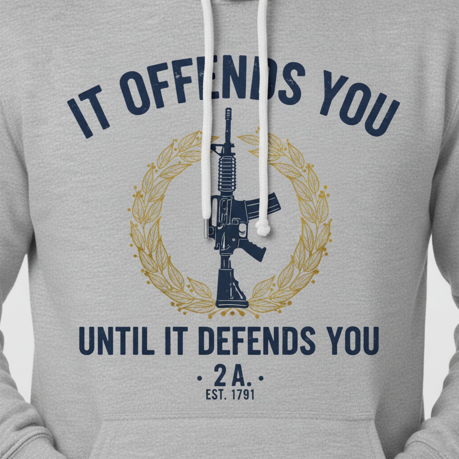 It Offends You Until It Defends You Hoodie