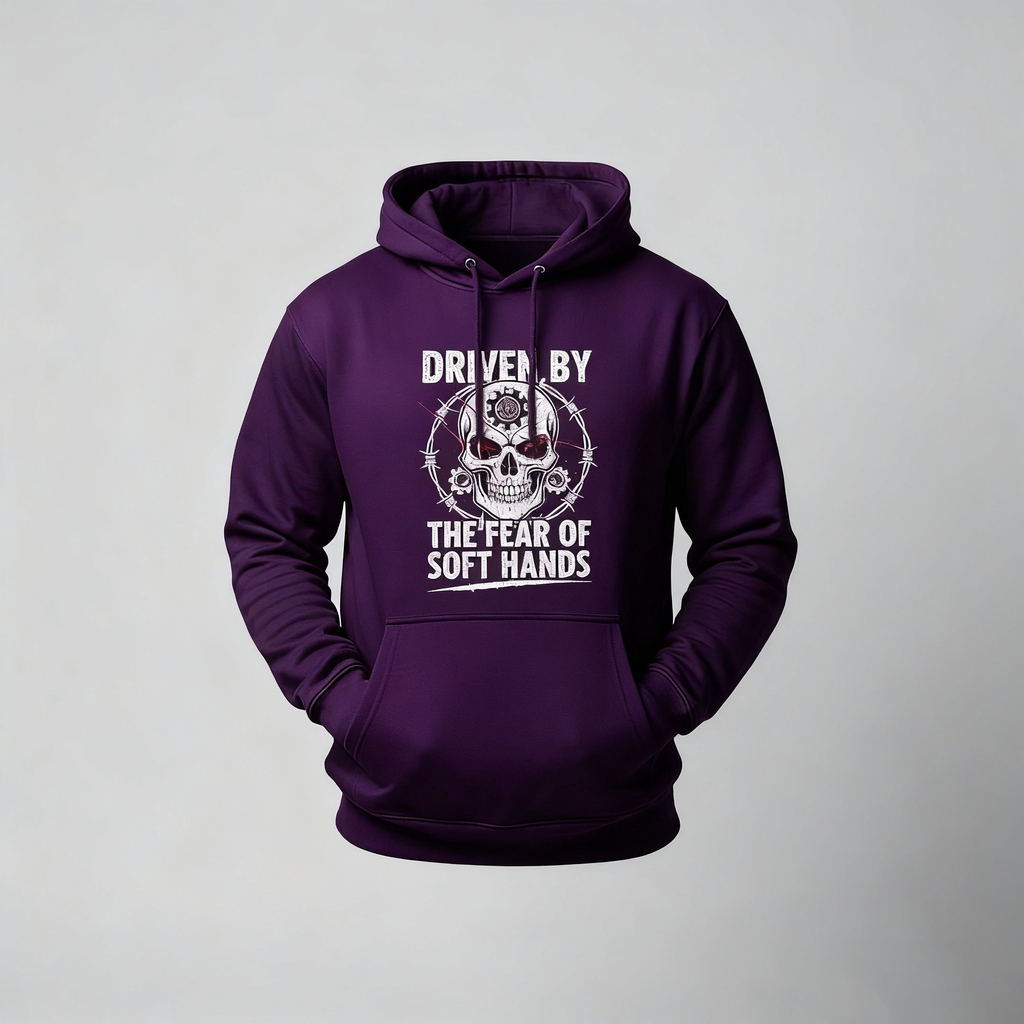 Driven By The Fear Of Soft Hands Hoodie