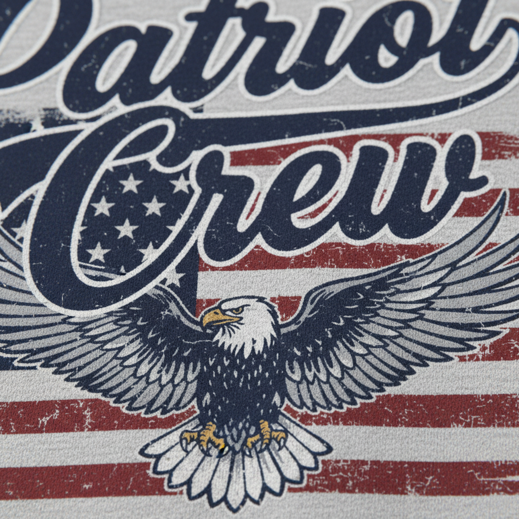 Patriot Crew Script Hoodie