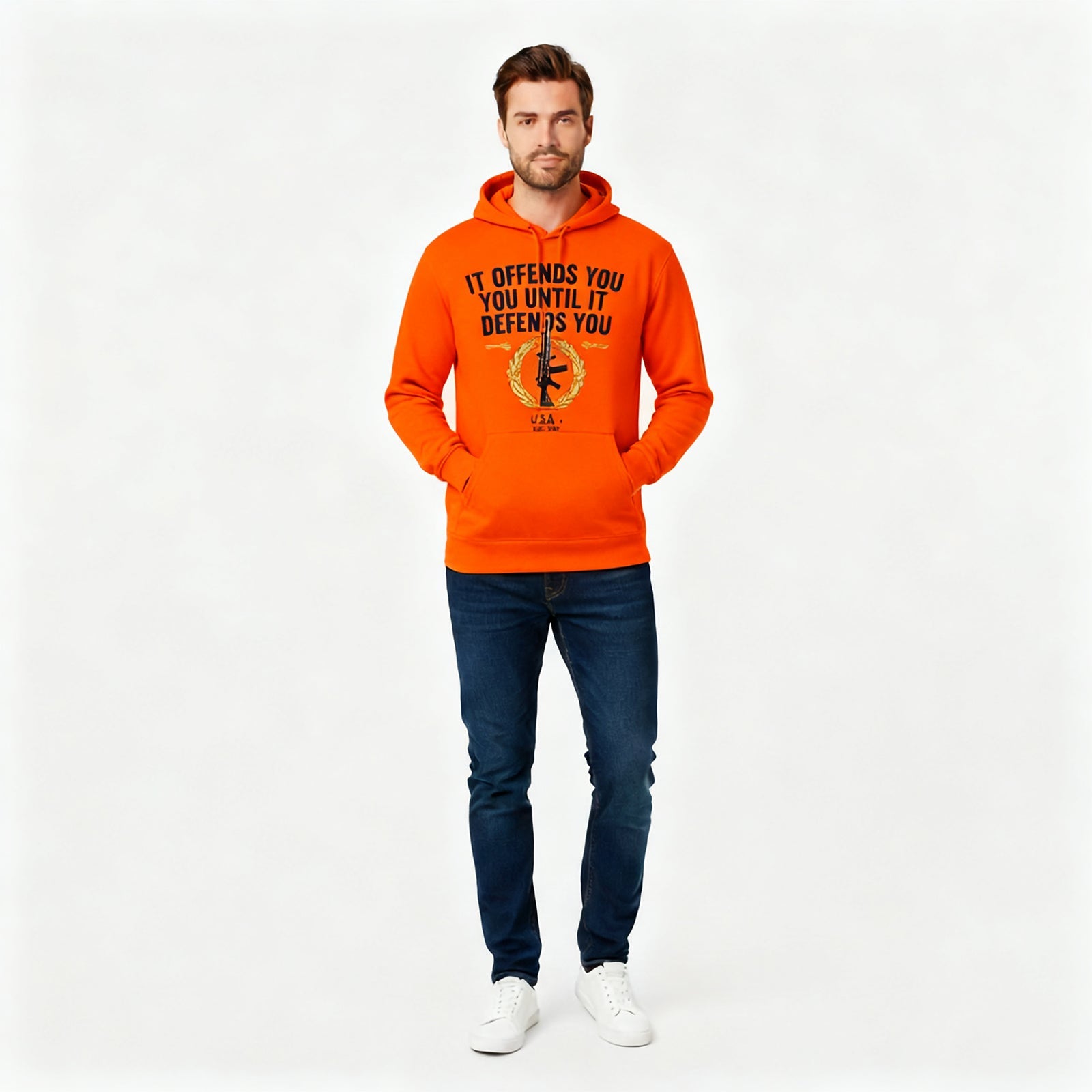 It Offends You Until It Defends You Hoodie