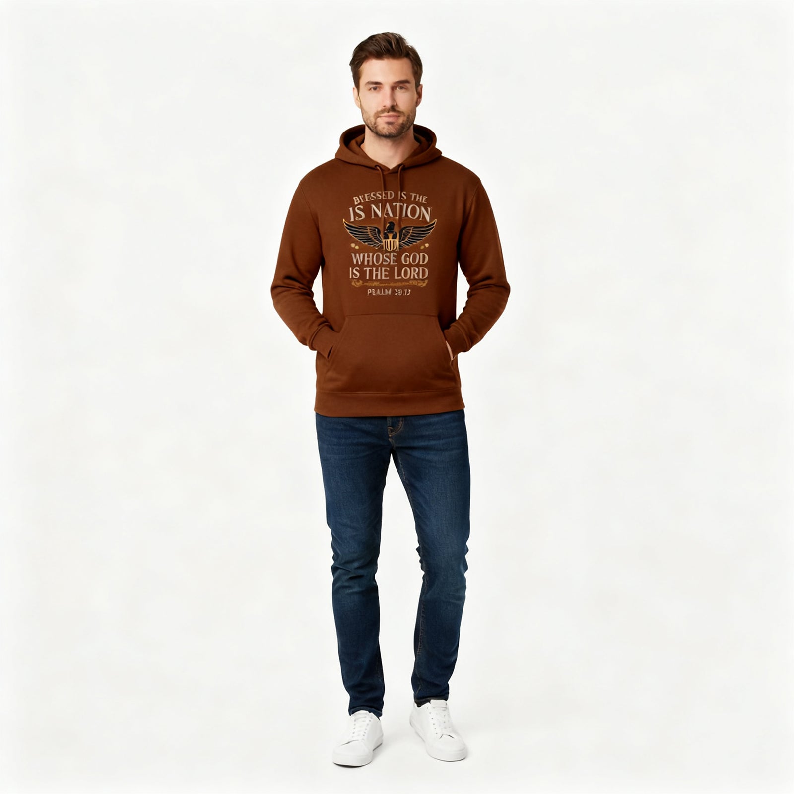 Psalm 33:12 Hoodie