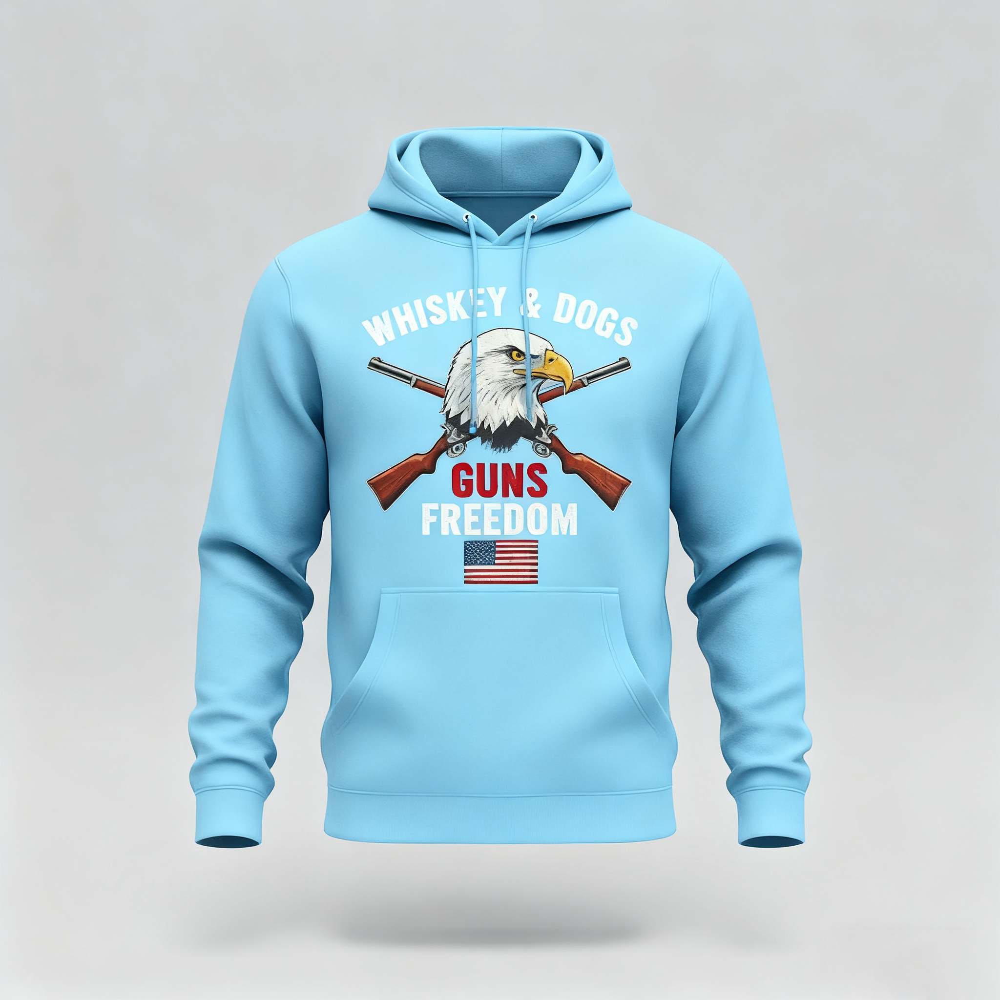 Whiskey, Dogs, Guns, & Freedom Hoodie