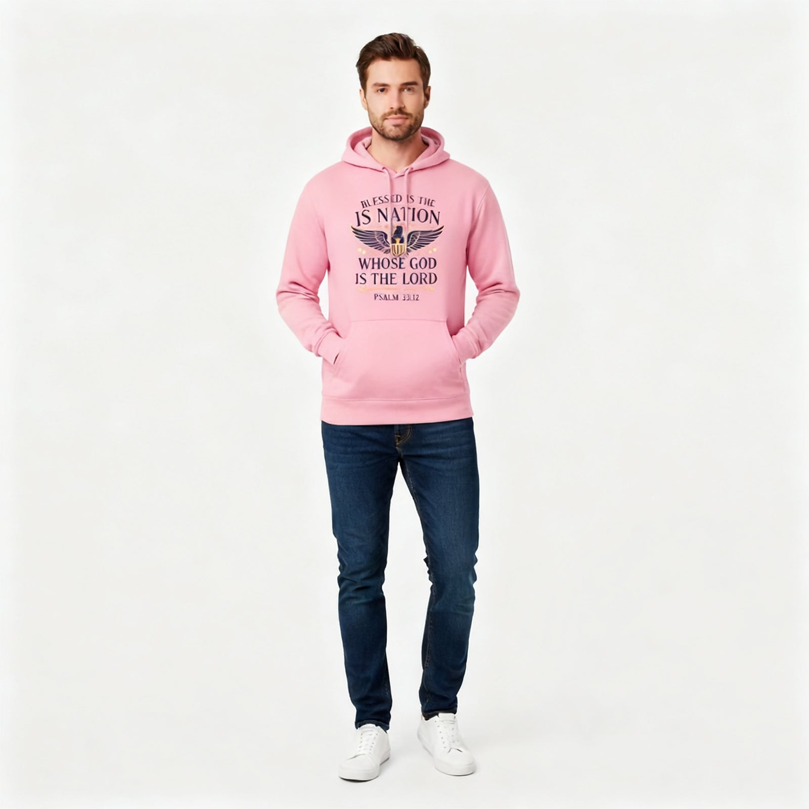 Psalm 33:12 Hoodie