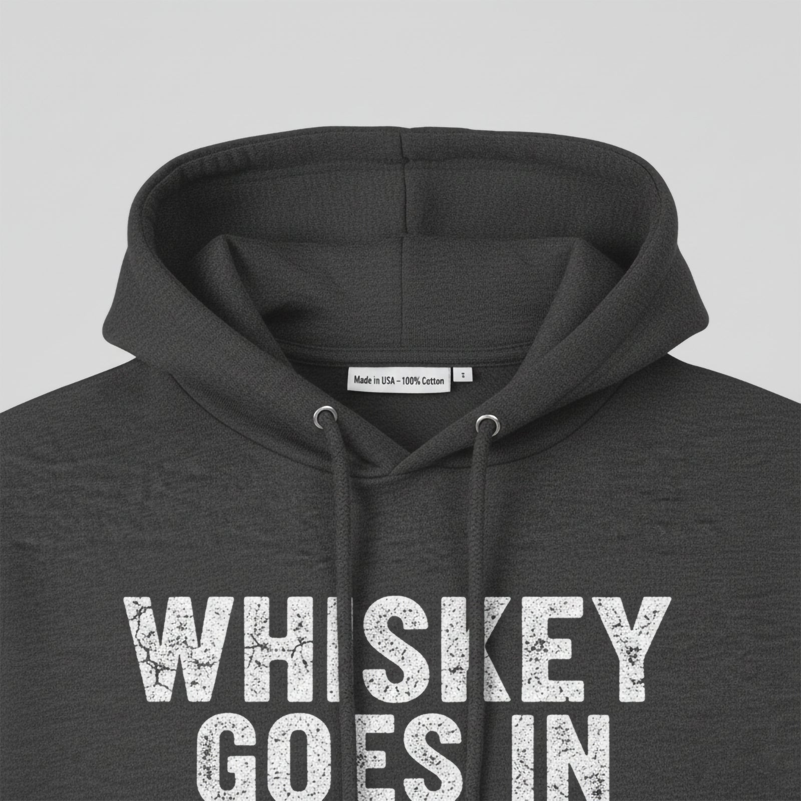 Whiskey Goes In; Wisdom Comes Out Hoodie