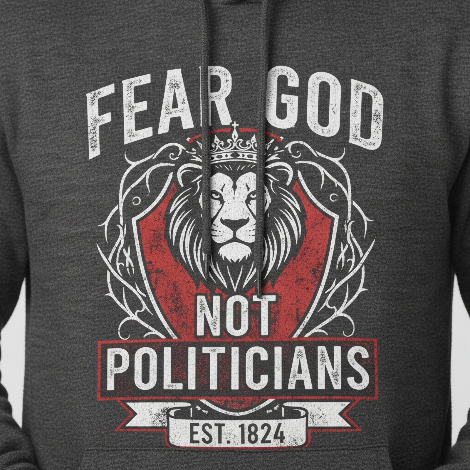 Fear God Not Politicians Hoodie