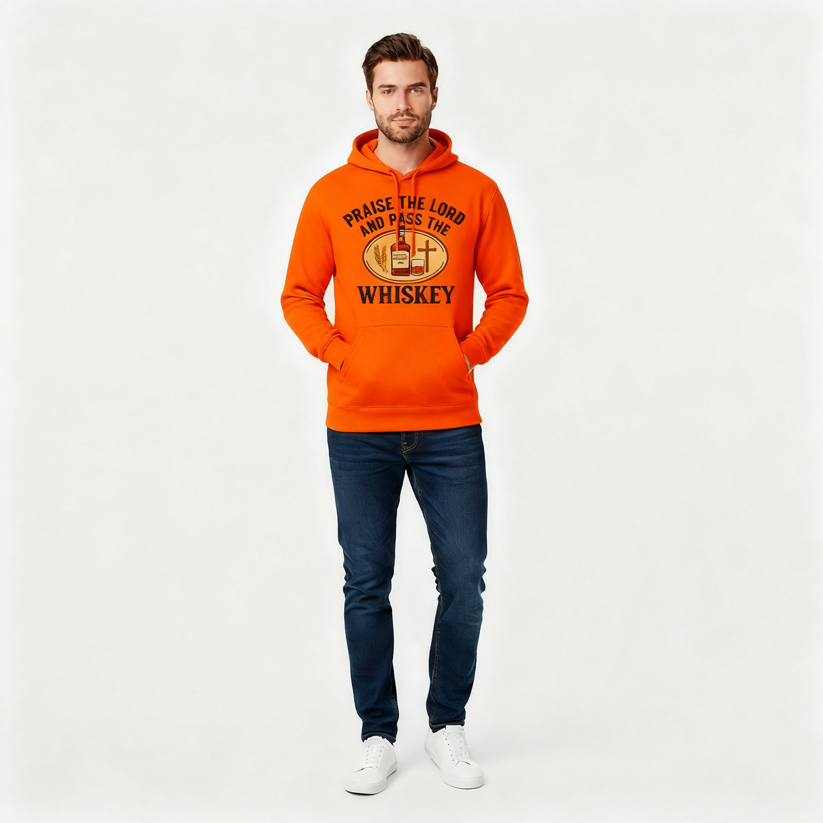 Praise The Lord And Pass The Whiskey Hoodie