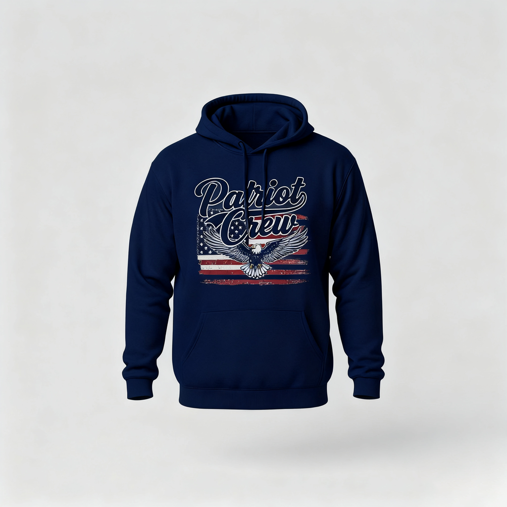 Patriot Crew Script Hoodie